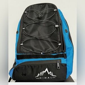Blue and Black Sling Backpack for Men